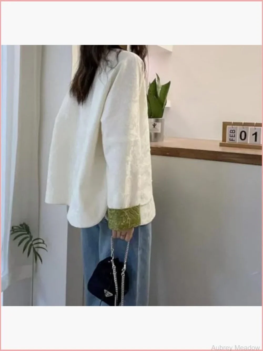 Chinese Embroidery Top Jacket Spring Autumn Blazer Button Front